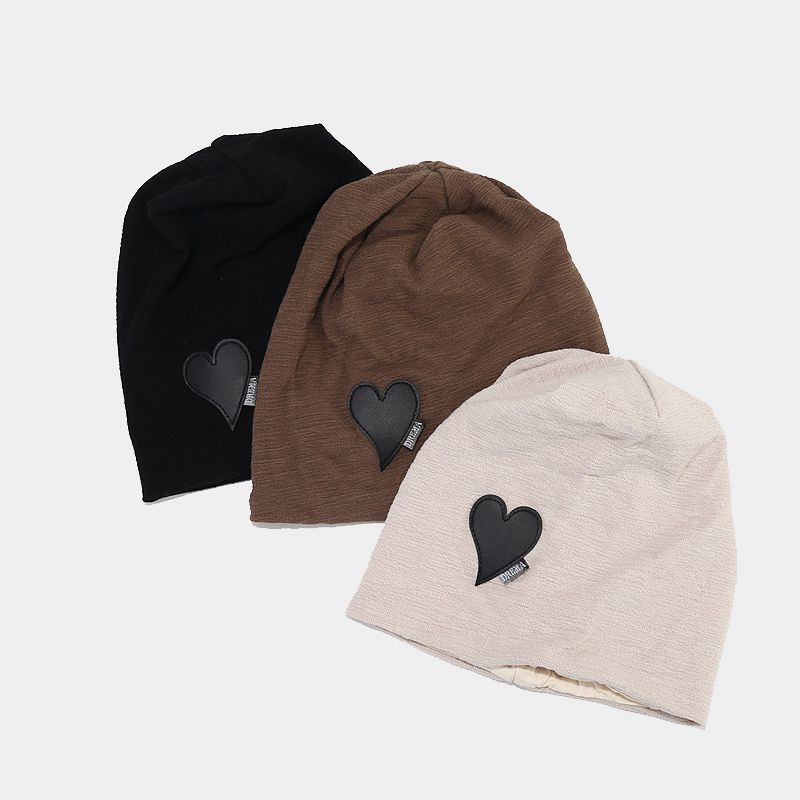 Beanie Hat Hats Type Women's Elegant Simple Style Letter Heart Shape Beanie Hat