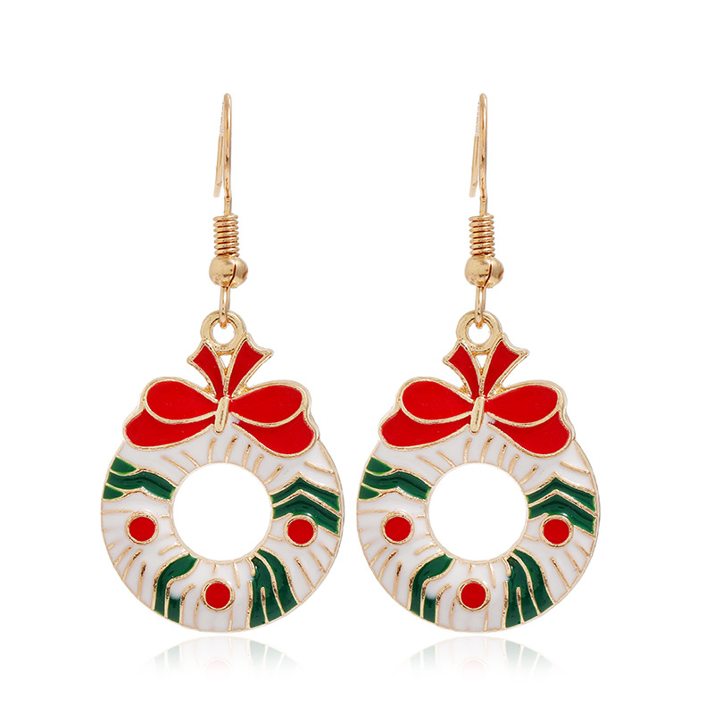 Fashion Christmas Tree Santa Claus Alloy Plating Women's Drop Earrings 1 Pair display picture 21