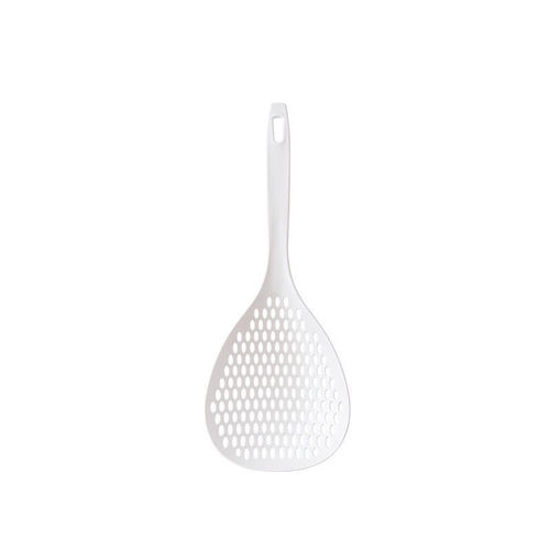 Kitchen household silicone colander for catching dumplings, eggs and noodles colander artifact diameter mesh high temperature resistant creative large spoon
