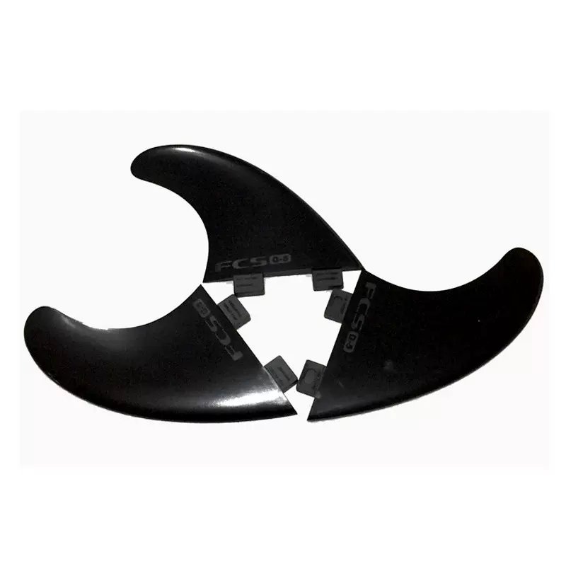 有字G5尾舵冲浪板鱼鳍FCS左中右3个一套冲浪板分水鳍桨板配件批发