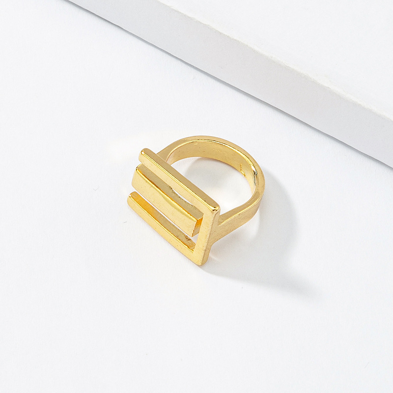 Wholesale Fashion Geometric Alloy Ring display picture 3