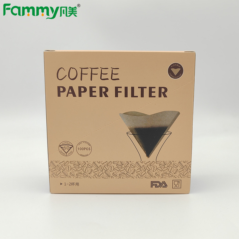 ログパルプ V 字型コーヒーフィルターペーパー V60 フィルターカップコーヒードリップ濾紙既製コーヒーフィルターボックス手醸造|undefined