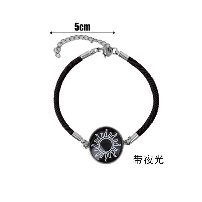 검은 밧줄 태양 단일 스트립