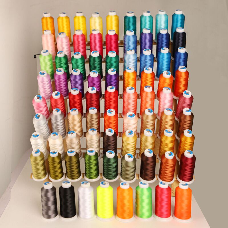 181 Colors Available, High-Strength Genuine 120D/2 4000m Polyester Computer Embroidery Thread, Can Match Pantone Colors
