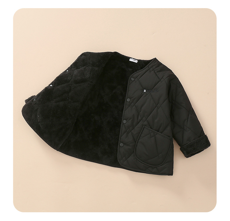 솔리드 컬러 플러스 벨벳-블랙