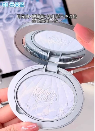 Makeup Kit — Face Blush, Lip Gloss, Eyeshadow, Highlighter, Pendant & Perfume, Multi Shades