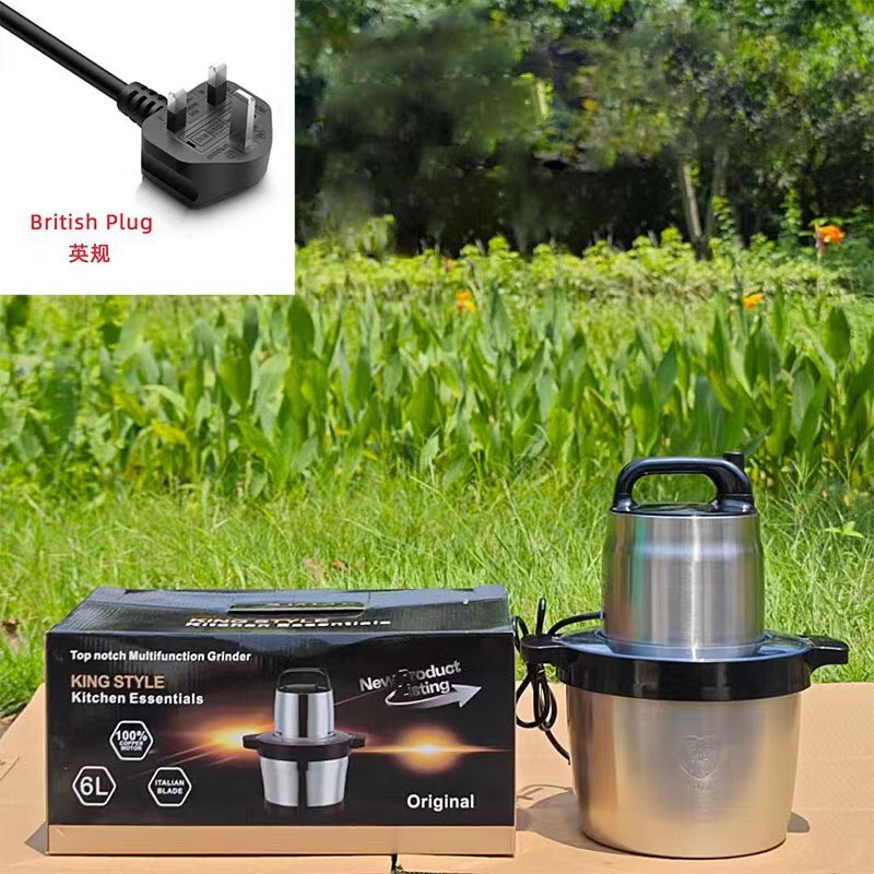 跨境 Fufu machine 8L绞肉机电动小型多功能打肉料理碎菜器搅拌机|undefined