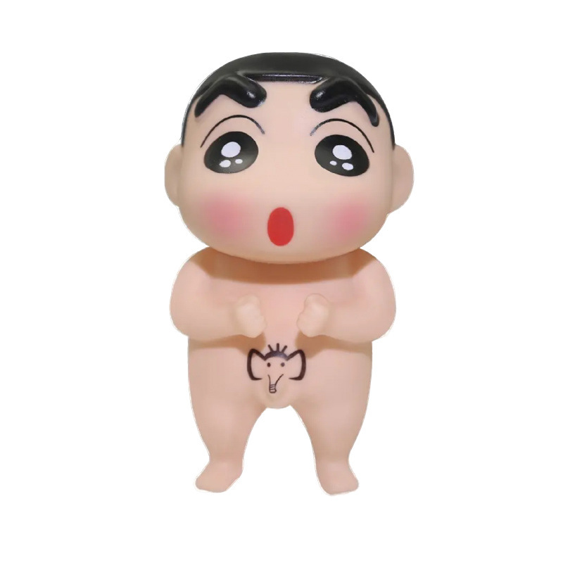 新しいおしっこクレヨンしんちゃん裸尻車尾人形車のペンダント装飾トランク人形装飾品|undefined