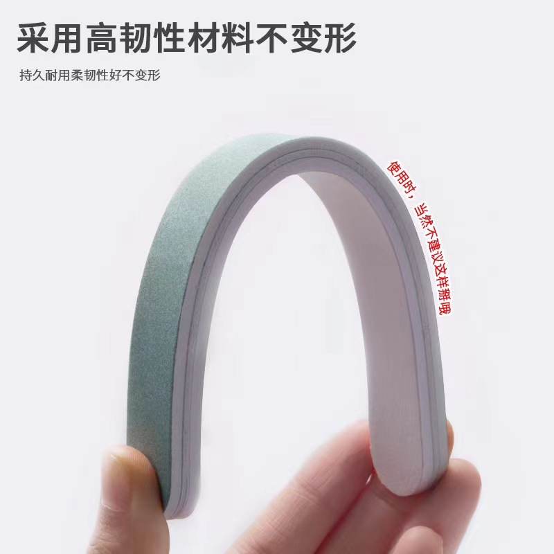 Nueva tira larga redonda de pulido de uñas palo de plata herramienta de uñas de doble cara manicura pulido tira de pulido de uñas