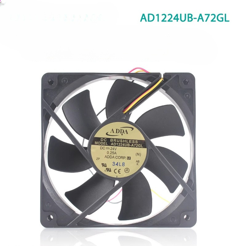 全新ADDA AD1224UB-A72GL 12025 24V0.2RD信号报警轴流散热风扇