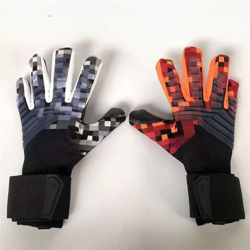Dedo rosa guantes guantes de portero estudiantes equipos de fútbol juvenil guantes de portero profesional