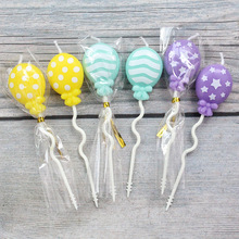 批发新品网红儿童可爱生日派对单支蜡烛创意卡通复古彩色蛋糕蜡烛