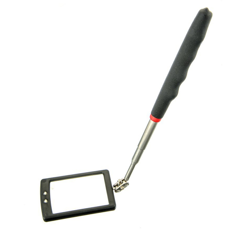 芸贝折叠伸缩反光镜带灯大小号检测镜 内窥镜 汽修镜子车底检查