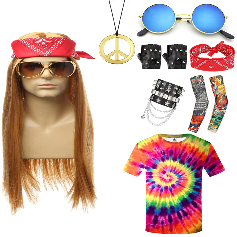 골든 스트레이트 헤어 + 세븐피스 세트 2