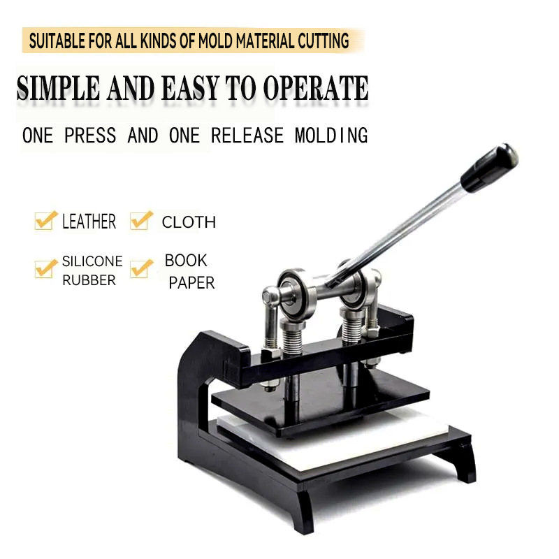 Máquina Troqueladora Manual para Papel y Cuero