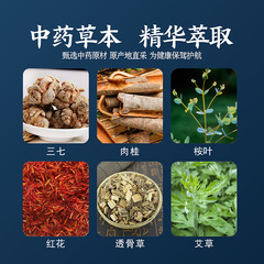 Source manufacturer Safflower Panax notoginseng patch for waist, leg, shoulder and neck pain patch, joint discomfort analgesic patch, middle-aged and elderly pain patch