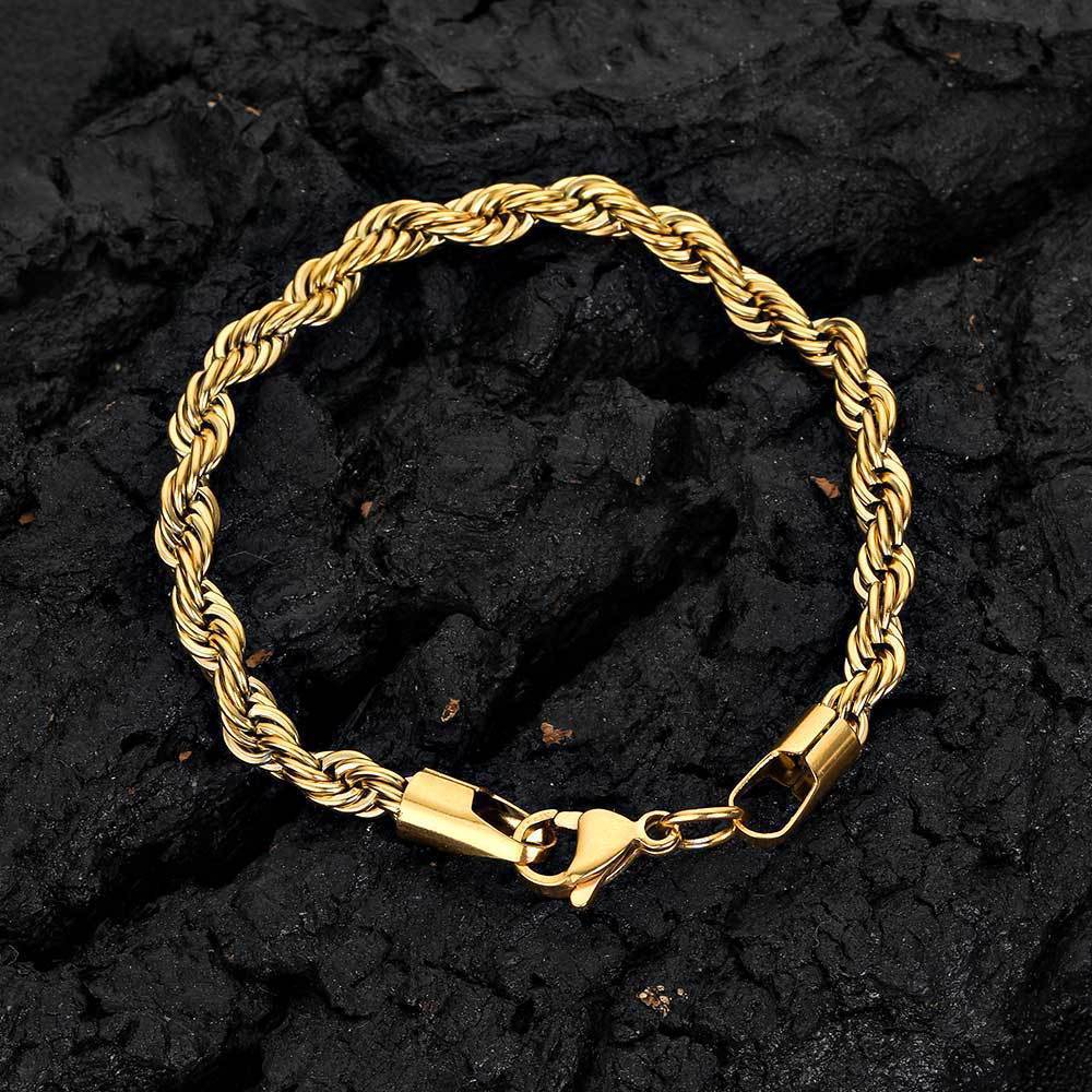 Colar de corrente dourada para homem estilo hip-hop aço_voghion.com