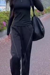 上衣瑜伽运动时尚休闲新款健身搭配套装运动夏秋季两件套跑步裤子