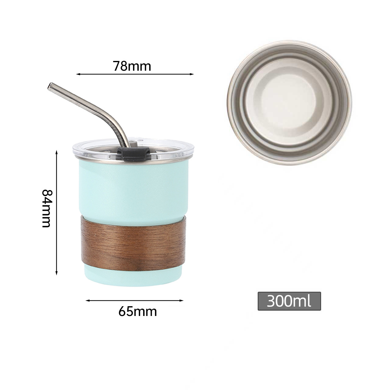 304 acero inoxidable paso taza de café de una sola capa rizado taza de agua portátil al aire libre acampando taza de cerveza de picnic