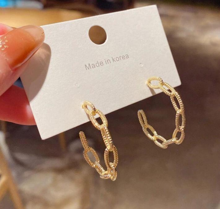Silver 925 Earrings — Light Luxury Hoops & Drops, High-Quality Sterling, Multiple Sizes