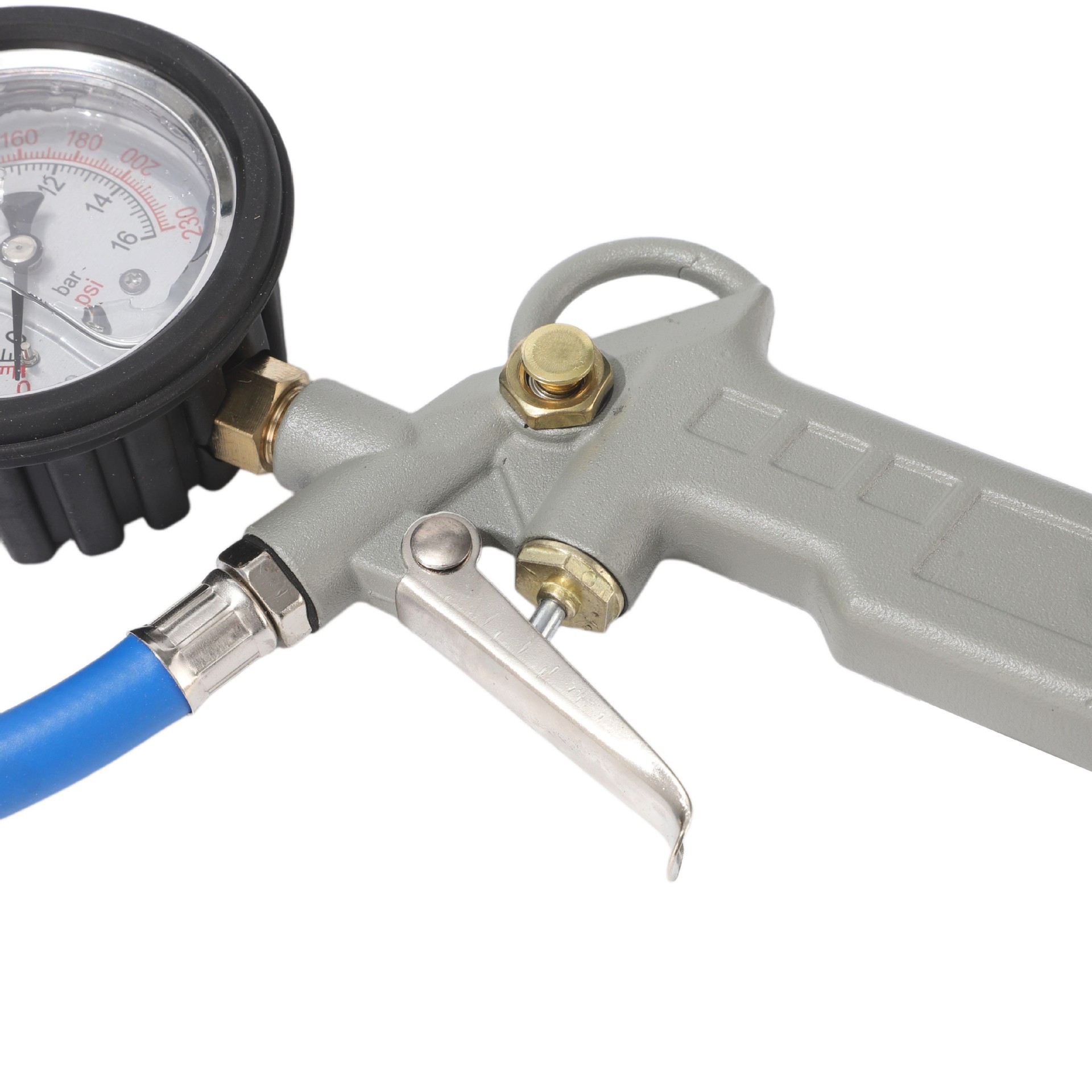 Manufacturer Wholesale Tire Electronic Air Gun Chuck Inflator Gun Digital Display Tire Pressure Gauge Digital Display Tire Inflator Gun