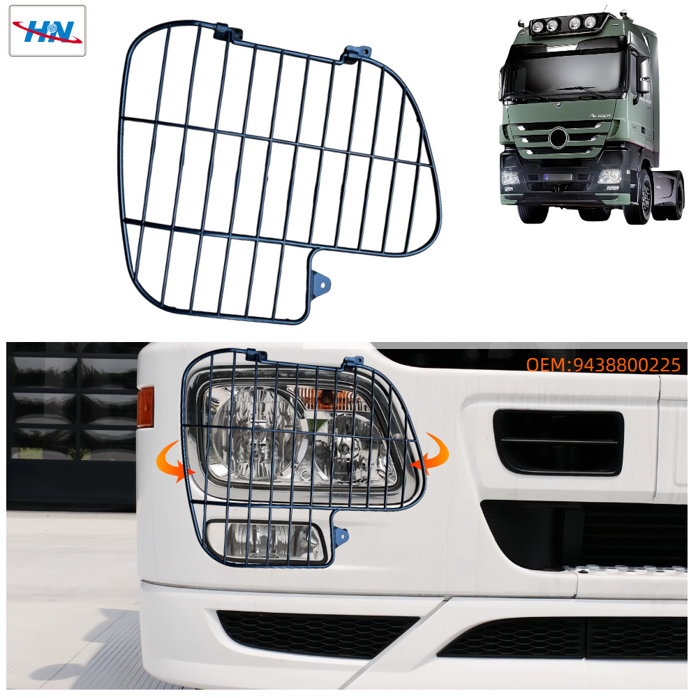 Red de protección de faro4141 3341 4151 4144 Mercedes-Benz Actros MP3 lámpara de camión 9438800185
