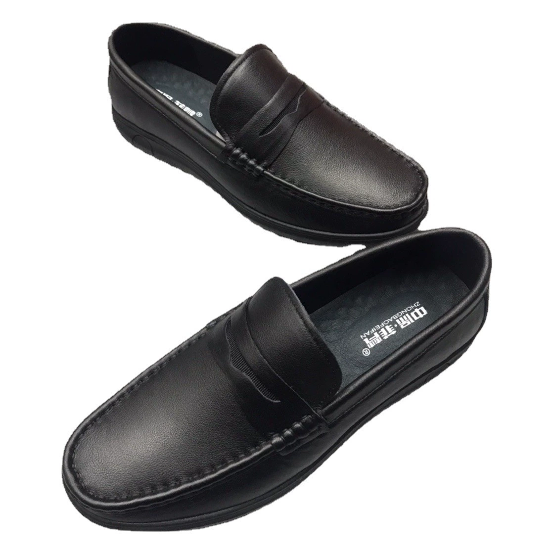 Летние дышащие лоферы для мужчин 2025: новые модные британские туфли для вождения из натуральной кожи, повседневные кожаные туфли, стильные и удобные мужские туфли