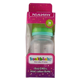 Foreign trade pp bottle wide mouth baby baby special anti-flatulence bottle 240ml mother and infant supplies manufacturers wholesale