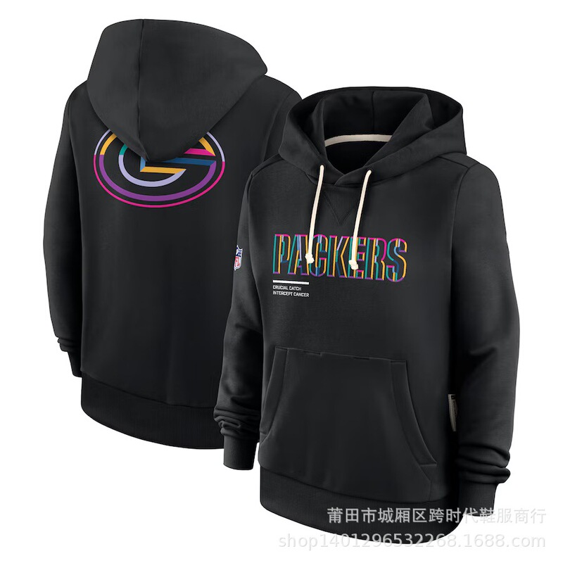 外贸2025新款NFL橄榄球男士连帽卫衣户外休闲运动连帽衫HOODIE 冬|undefined