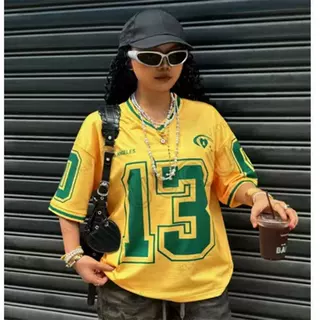 美式夏季复古男女短袖休闲印花街头T恤风格涤纶运动时尚球衣上衣