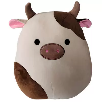 Doll Plush Toy Pillow Strawberry — Oyuncaq yastıqlar - brown-white-cow-20cm0140kg