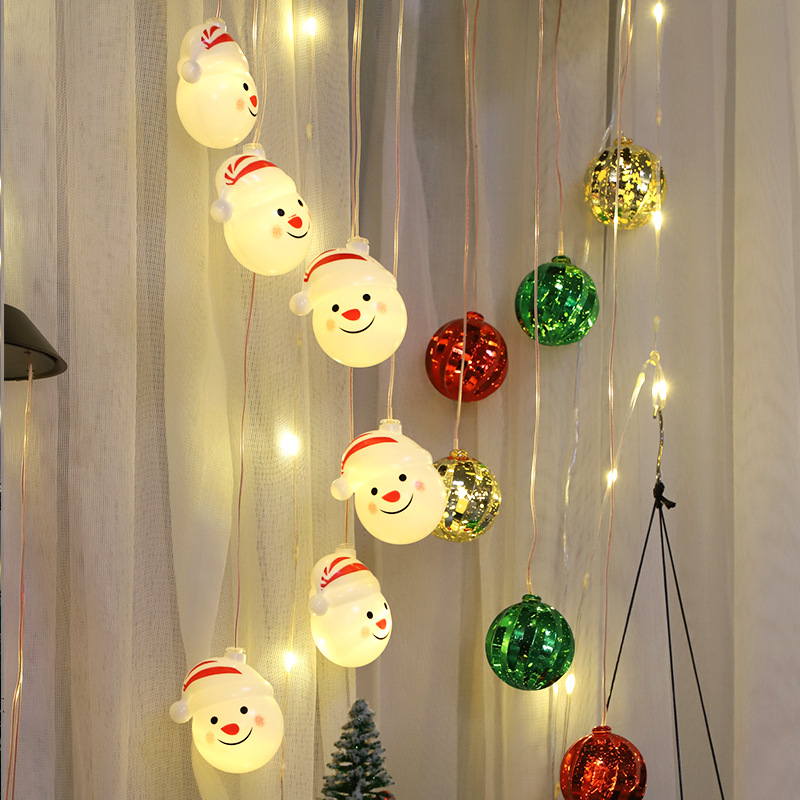 Luces de Navidad, Luces LED de Campanas de Viento, Luces Decorativas para Exteriores, Luces de Bajo Voltaje, Impermeables, Luces de Colores, Luces LED de Cadena de Gran Venta Transfronteriza