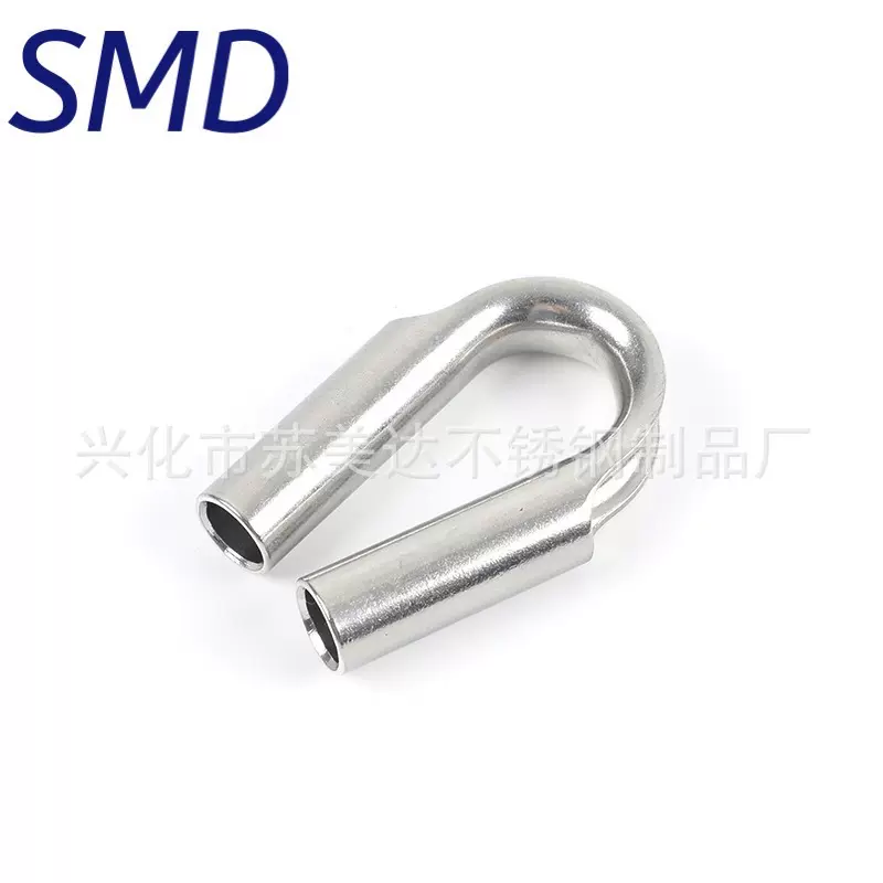 不锈钢管式套环304不锈钢套环圆形套环重型套环管式鸡心环套环