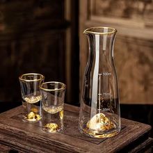 金山水晶分酒壶家用白酒杯套装中式一口杯小酒杯烈酒杯酒盅厂其他