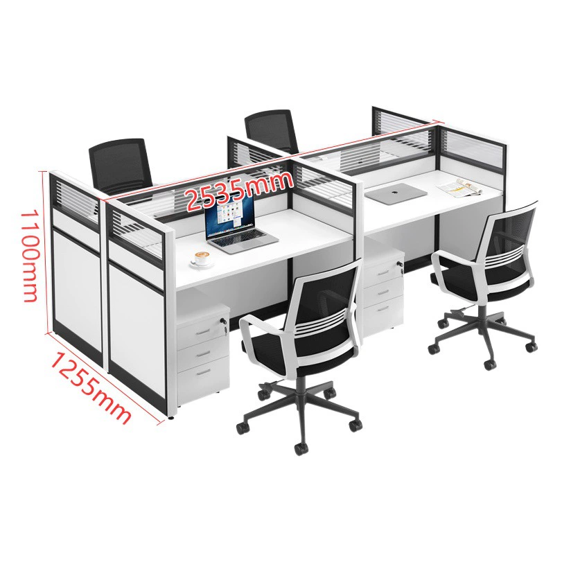 Завод Прямой Персонал Офисный Стол Карты Держатель Офисной Карты Экран Перегородки Компьютерный Офисный Стол и Стул Комбайнер