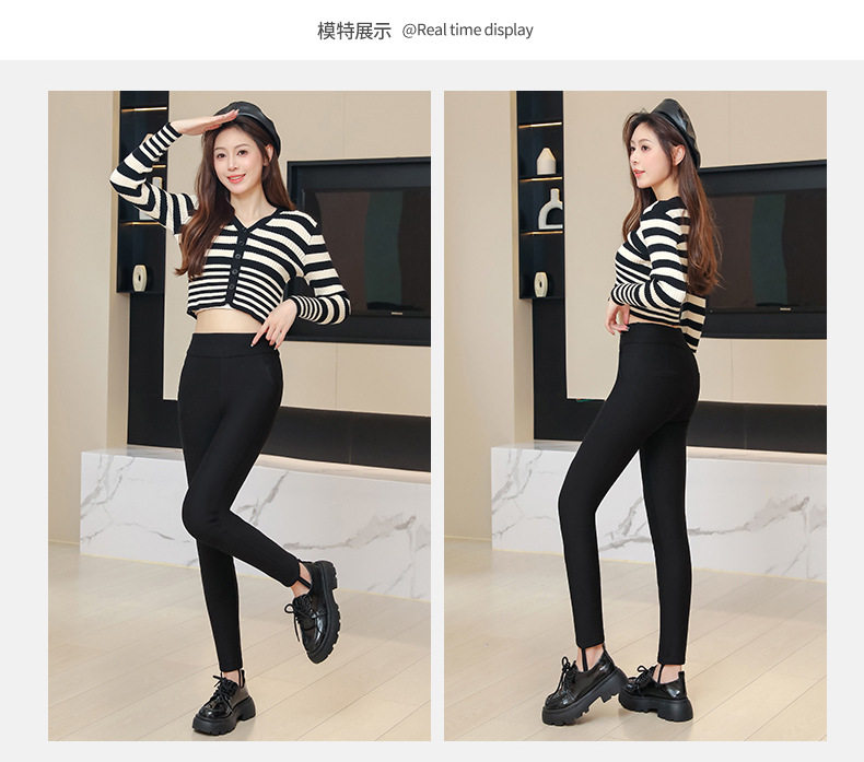 Quần legging nữ lót nhung siêu dày cạp cao giữ ấm đầu gối, mặc ngoài mùa đông — Quần ấm bằng lụa dày [100% lụa đầy], Quần lụa nhung cừu dày đặc [100% lụa nhồi], Quần Giữ Ấm bằng lụa dày [100% lụa có đệm thắt lưng và đệm đầu gối], Quần giữ nhiệt lông lạc đà dày đặc [100% lông Lạc Đà Có đệm thắt lưng và đệm đầu gối] chi tiết 20