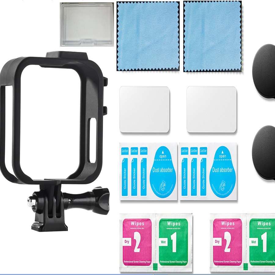 Aplicable a la jaula del perro de Gopro MAX 360 ° VR cámara panorámica marco plástico marco protector gopro traje