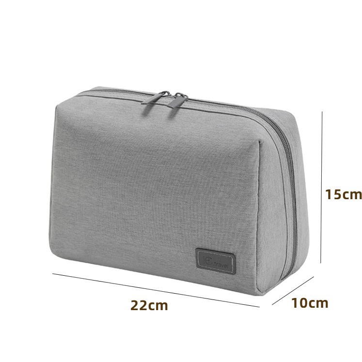 Material de Protección Ambiental renovable bolsa de cosméticos embrague de viaje portátil de gran capacidad bolsa de almacenamiento de cosméticos de viaje transfronterizo