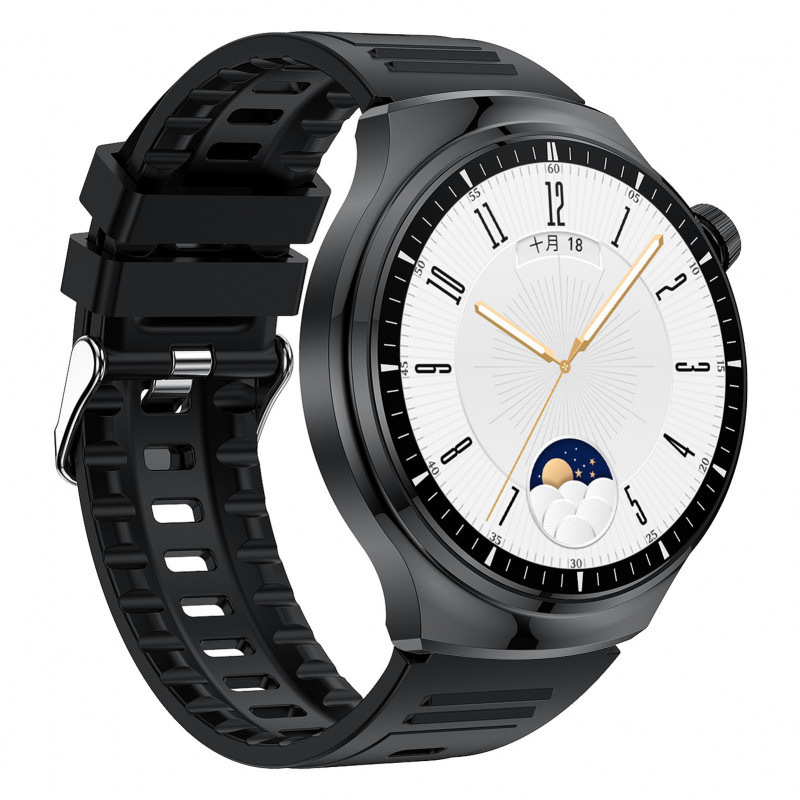 2025 Huaqiang North Hot Watch 66 tecnología negra multifunción pago verdadero reloj deportivo a prueba de agua redondo