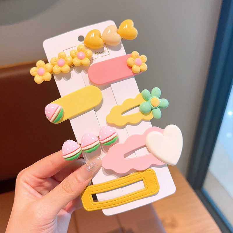 Princesa DE LOS NIÑOS Super Hada arco horquilla tela flor horquilla accesorios para el cabello no lastiman el pelo BB clip chica Bangs clip