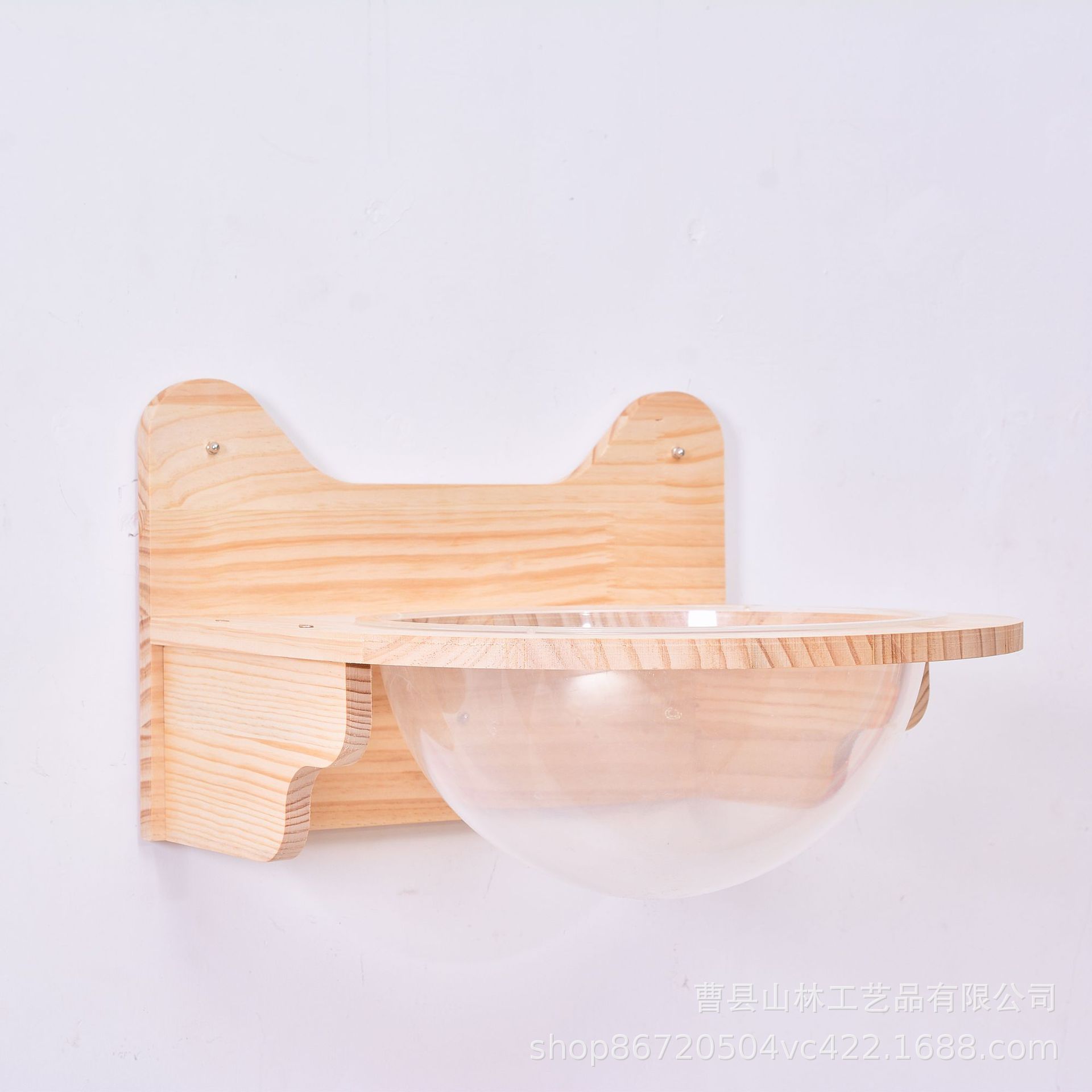 Marco de escalada de gato de madera plataforma montada en la pared espacio interior cápsula colgante de pared gato escalera de escalada Registro Creativo colgante de pared nido de gato