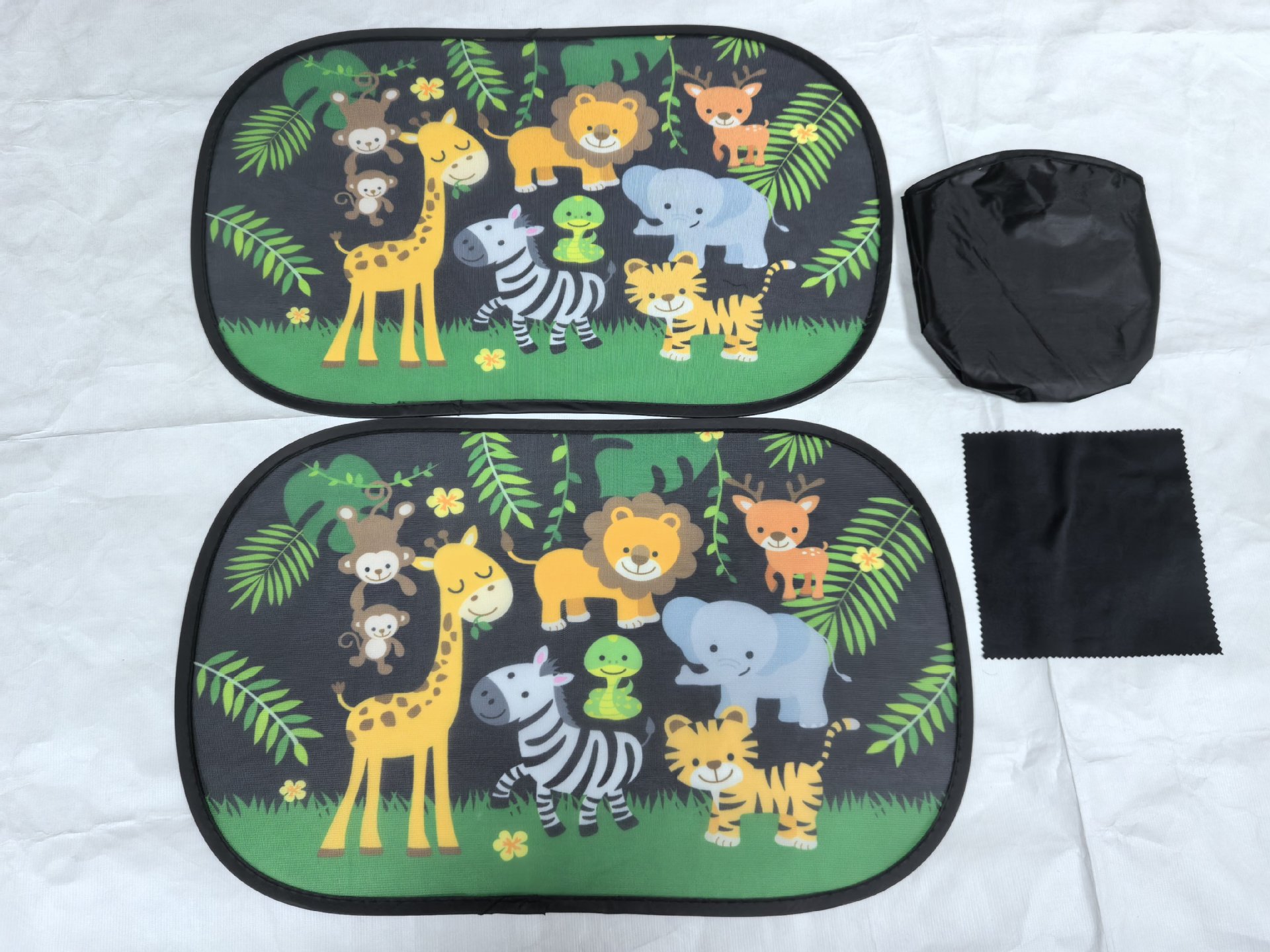 Children's Car Curtains, Sunshades, Magnetic Sunshade Curtains, Summer Baby Sun Protection and Heat Insulation Curtains, Cartoon Car Side Window Thick Sunshades