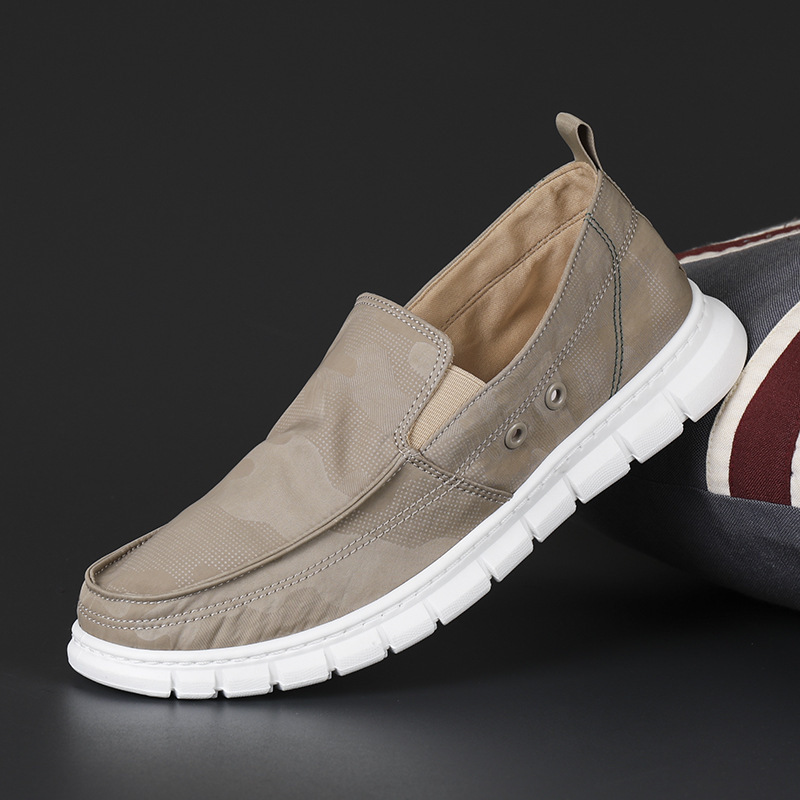 Fengbu 0066 Spring Men's Canvas Shoes New Casual Flat Shoes Low-top Board Shoes Korean Style Summer Breathable Men's