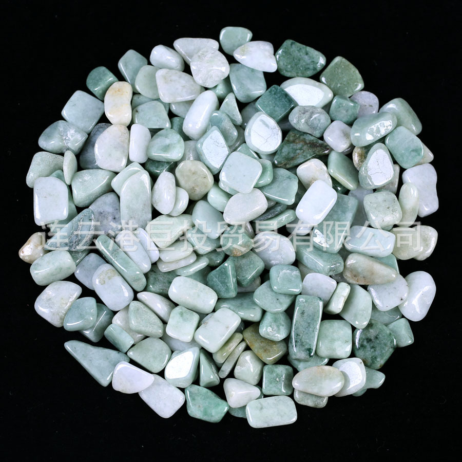 100 tipos de piedra triturada de 7 - 9mm cristal natural jade ágata espécimen de piedra preciosa marco de fotos transfronterizo mano suministro Amazon