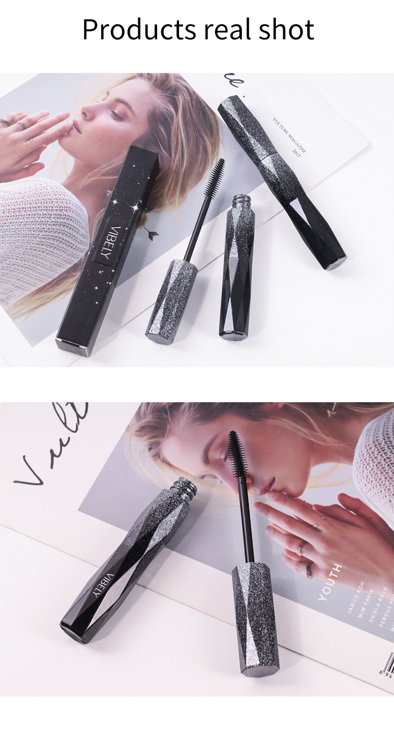 VIBELY Starry Sky Shining Waterproof and Sweat-proof 4D Mascara Curls, Thickens and does not smudge Eyelash Base Cream wholesale undefined