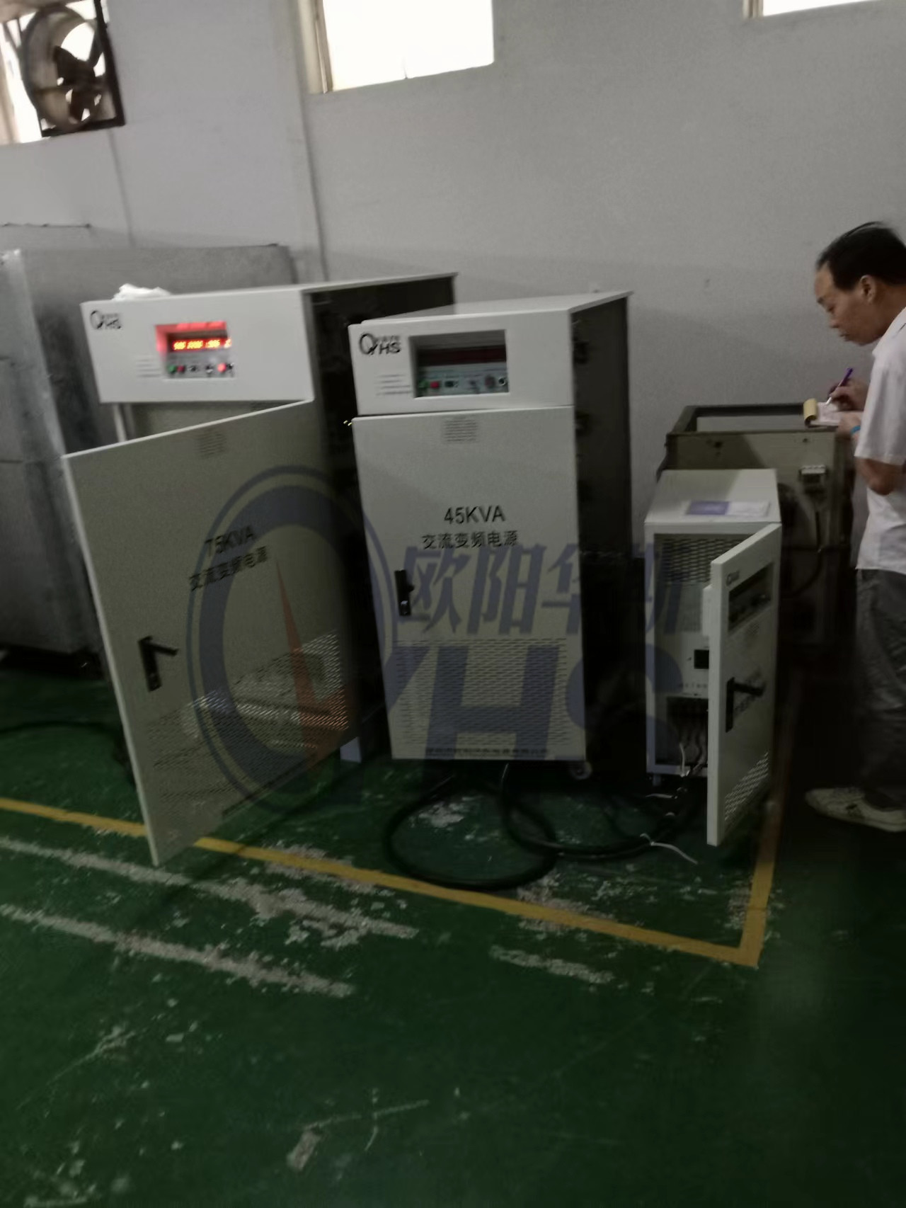 ŷ����˹����75KVA��Ƶ��Դ�������ϣ��������380V 60HZ