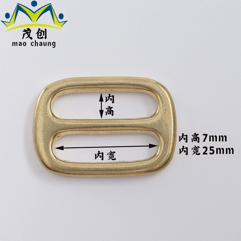 [Maochuang Hardware] Оптовое предложение чистого бронза - Японские кольца Бронзовая пряжка для сумок и ленты с ворсистой японской надписью