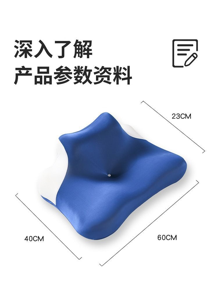 Cross-border multifunctional lying pillow for prone sleeping, reading, and using a phone, memory foam lying pillow