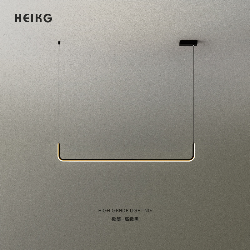 Lámpara de comedor moderna lámpara de mesa minimalista diseñador nórdico minimalista creativo barra de comedor lámpara