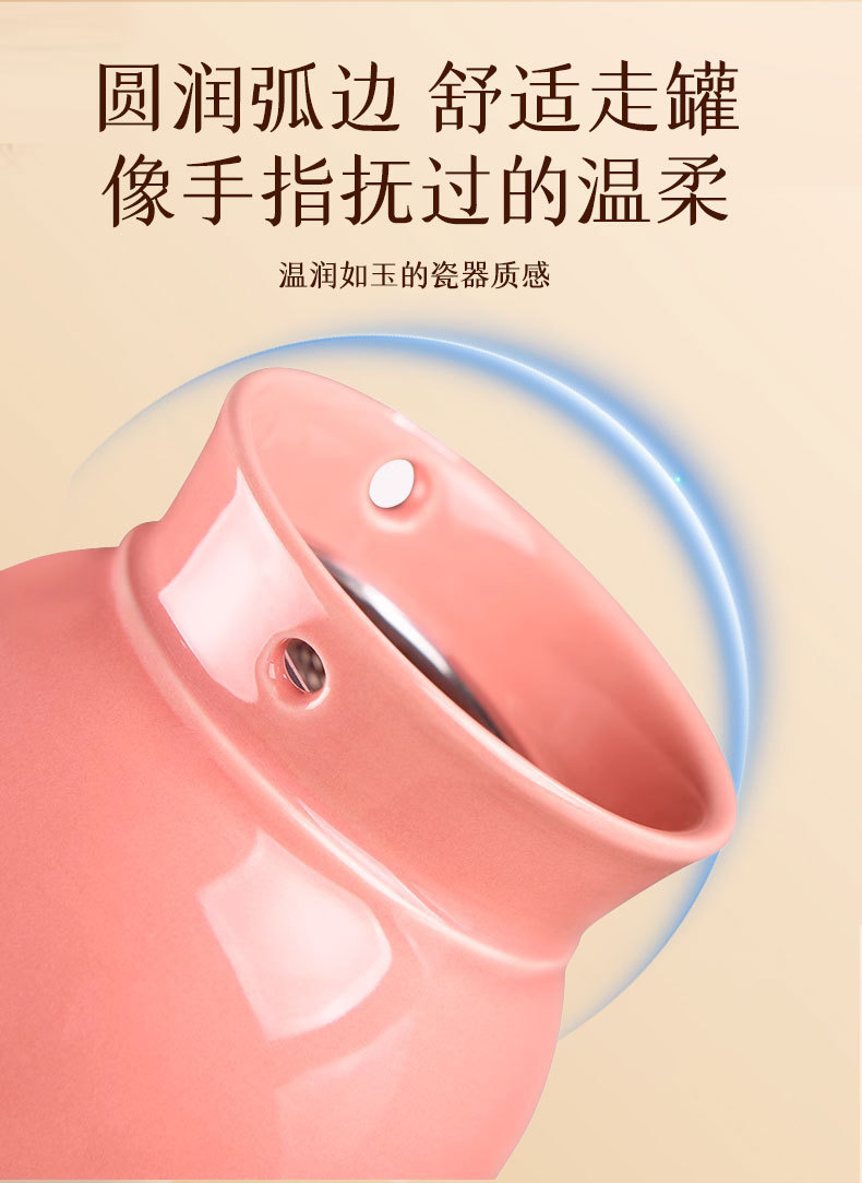 Moxa Facial Warming Tool Mei Ren Jiu Beauty Moxibustion Device with 10ml Oil for Spa Gua Sha Care in use